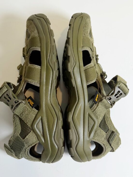 Teva Omnium Suede Mens 13 Sport Hiking Water Shoe Cord Closed Toe Sandals EUC main image 6